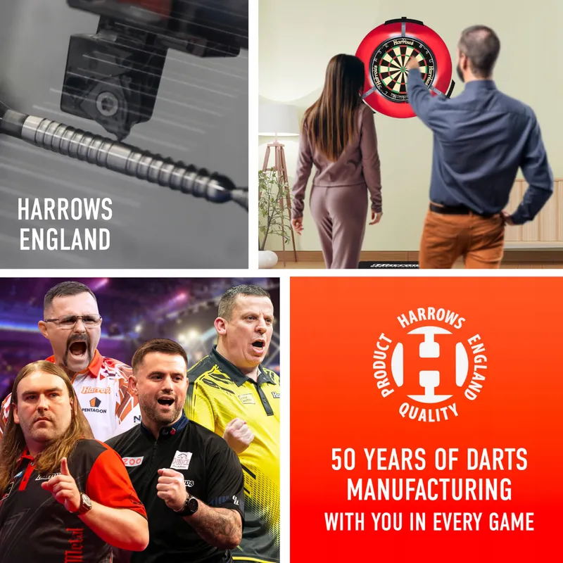 HARROWS Stalen Darts 90% Wolfraam 21g-30g met Accessoires — foto 6