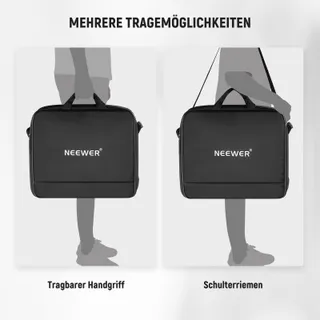 NEEWER Ringlicht Tas 12 Inch Nylon Beschermend Reizen 50x42cm — miniatuur 6