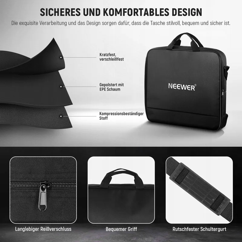 NEEWER Ringlicht Tas 12 Inch Nylon Beschermend Reizen 50x42cm — foto 4