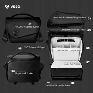 VSGO Professionele Cameratas 6L Spiegelreflex Drone Uitrusting — miniatuur 2