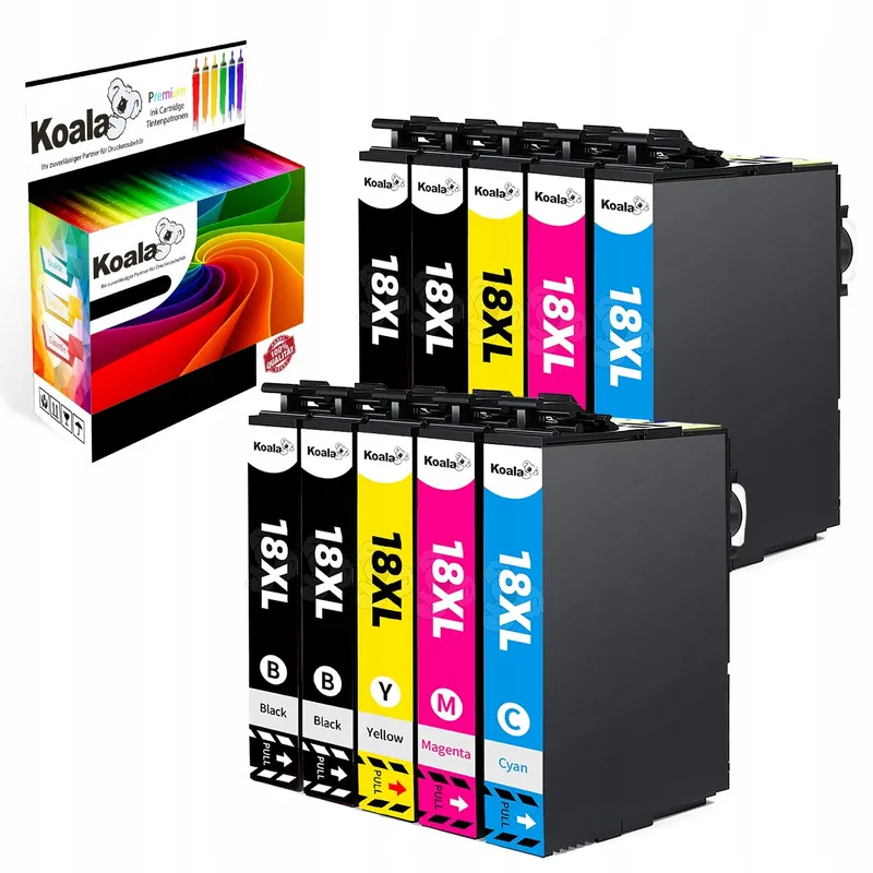 KOALA Set 10 Cartridges 18XL Epson Expression Home XP — foto 1