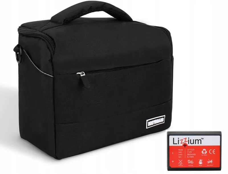 BODYGUARD Fototas Canon EOS 1100D 1200D 1300D met LP-E10 Vak — foto 1