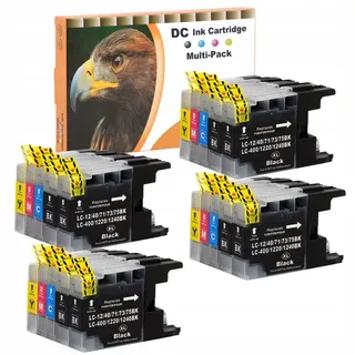 D&C Inktcartridges Brother LC1220 LC1240 XL 20 Stuks — miniatuur 1