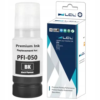 LCL Inktcartridge PFI-050BK 70ml Zwart voor Canon TC-20 TC-20M — miniatuur 1
