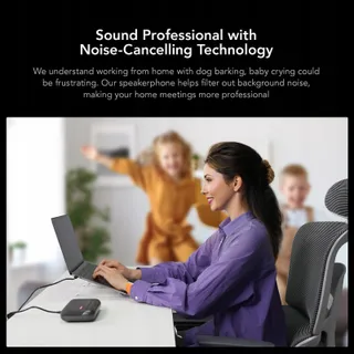 NOUROM A05U USB Conferentiespeaker Microfoon PC Laptop Kantoor — miniatuur 4