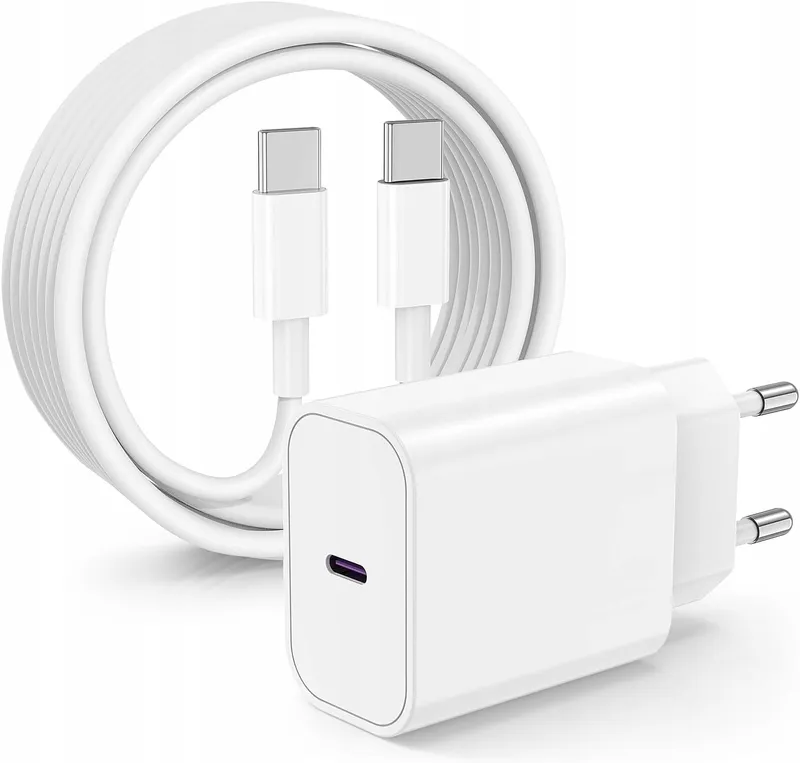 APPLE Snellader 20W USB-C met 2M Kabel iPhone iPad — foto 1