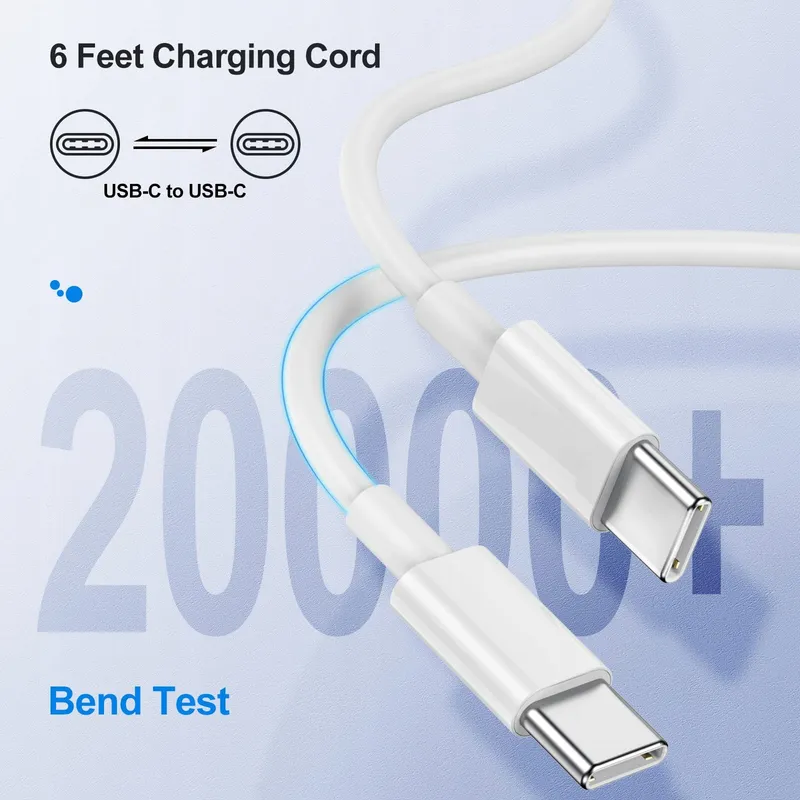 APPLE Snellader 20W USB-C met 2M Kabel iPhone iPad — foto 5