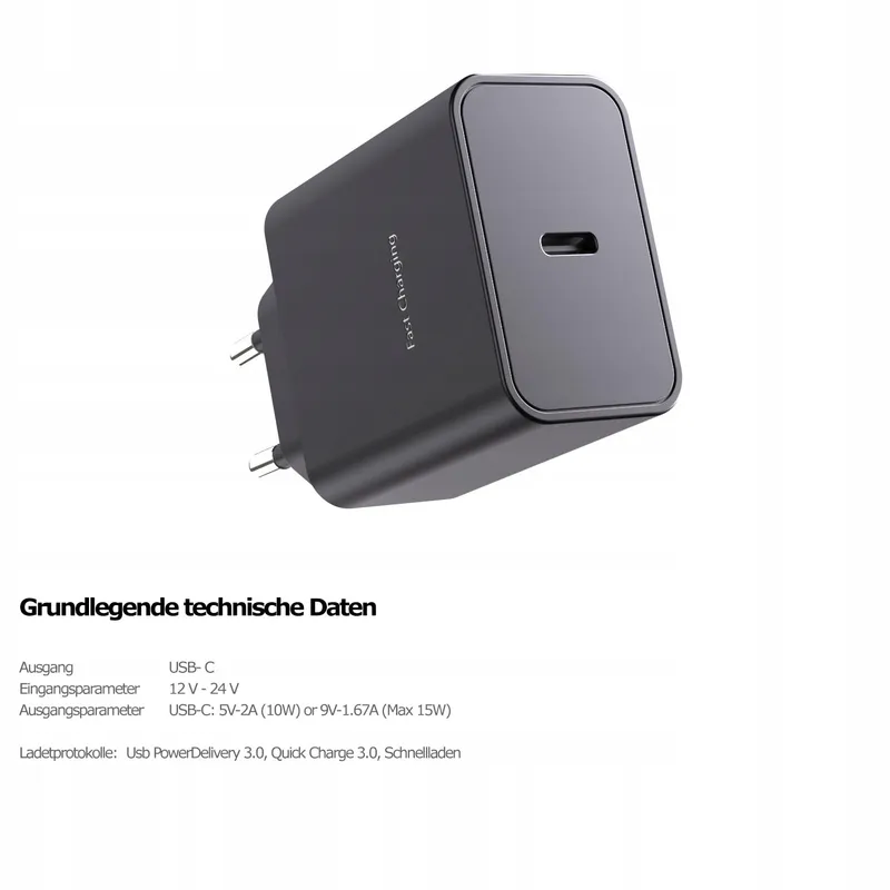 USB C Snellader 15W Met Kabel Voor Galaxy Tab A9 A9+ A55 A54 — foto 2