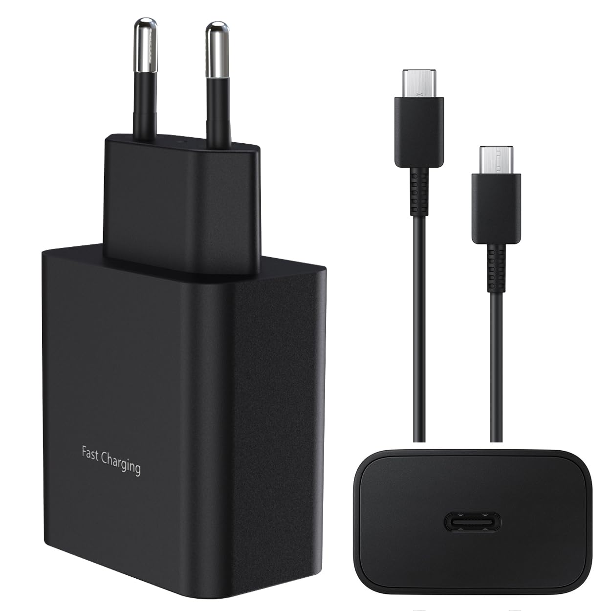 USB C Snellader 15W Met Kabel Voor Galaxy Tab A9 A9+ A55 A54