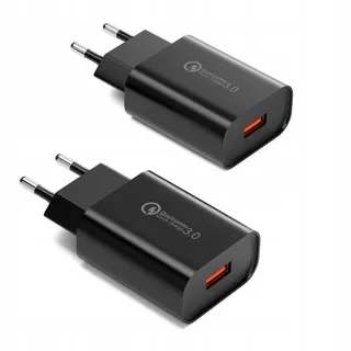 JUPPTELECTRONICS USB Snellader 18W QC 3.0 2 Stuks iPhone — miniatuur 1