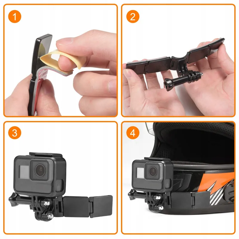 LUPHOLUE Motorhelm Bevestigingsset GoPro Xiaomi SJCAM — foto 5