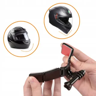 LUPHOLUE Motorhelm Bevestigingsset GoPro Xiaomi SJCAM — miniatuur 3