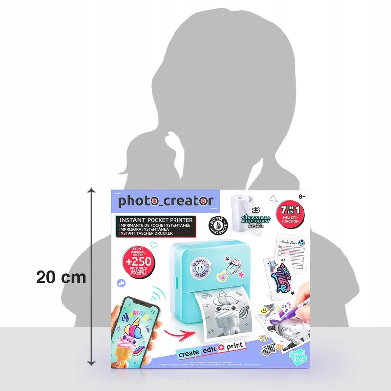 CANAL TOYS Instant Pocket Photo Creator CLK 017 Blauw — foto 7