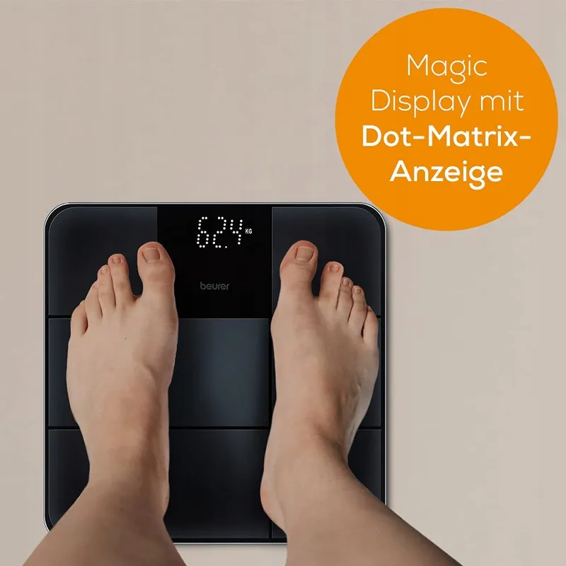 BEURER GS 235 Digitale Weegschaal Magic-Display Zwart — foto 5