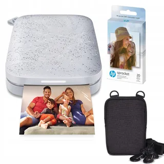 HP Sprocket Draagbare Fotoprinter 2x3 Inch Zink Papierset Wit — miniatuur 1