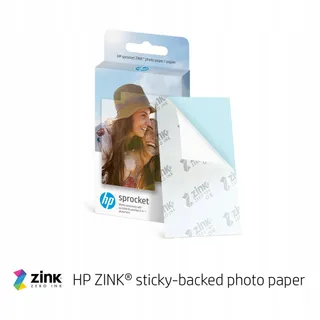 HP Sprocket Draagbare Fotoprinter 2x3 Inch Zink Papierset Wit — miniatuur 3