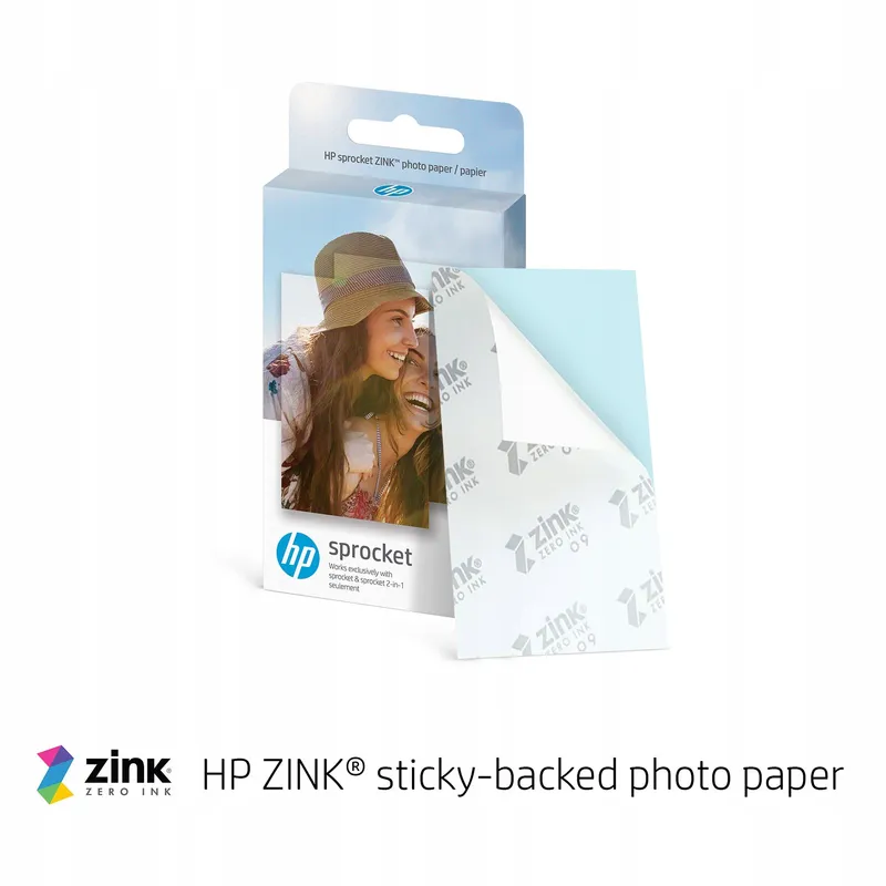 HP Sprocket Draagbare Fotoprinter 2x3 Inch Zink Papierset Wit — foto 3