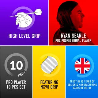 HARROWS Ryan Searle Heavy Metal Dartset 90% Tungsten 22g — miniatuur 5
