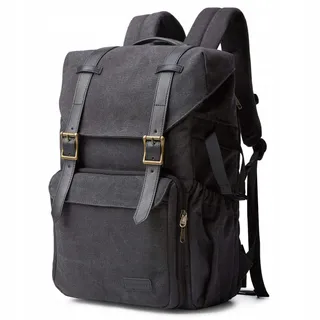 BAGSMART Camerarugzak DSLR Waterdicht Laptop 15 Inch Zwart — miniatuur 1