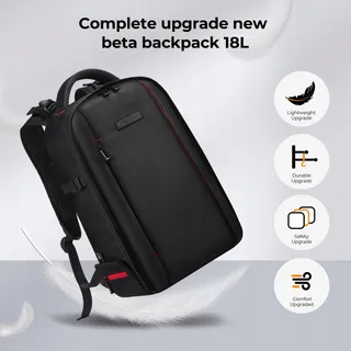K&F CONCEPT Camerarugzak Waterdicht Laptop Zwart — miniatuur 2