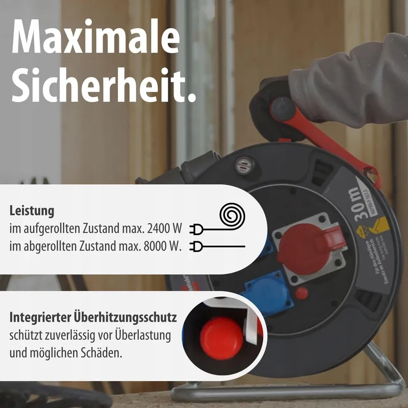 BRENNENSTUHL Garant CEE Kabelhaspel 30m Buiten IP44 — foto 5