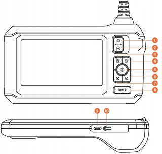 DAXIONGMAO Inspectiecamera Waterdicht IP67 1080HD 4.3 Inch 5M — miniatuur 16