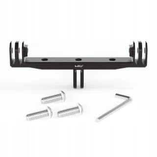 HSU Aluminium Dubbele Houder GoPro Media Mod Waterdichte Behuizing — miniatuur 6