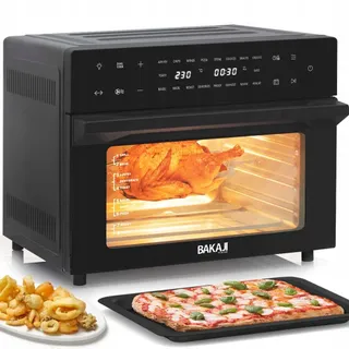 BAKAJI Airfryer 30L 1800W Touchscreen — miniatuur 1