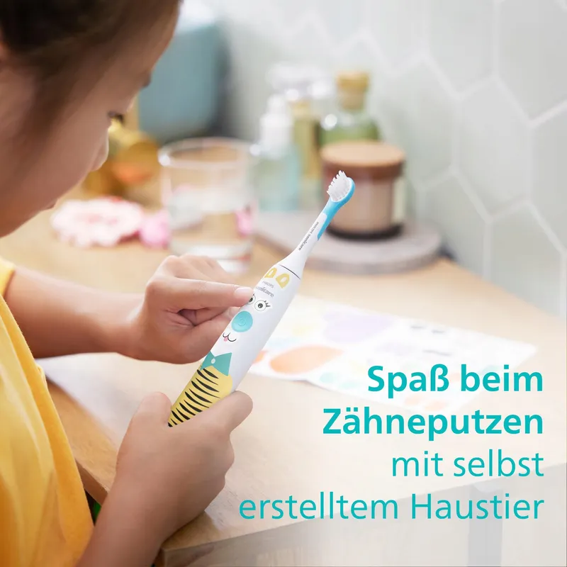 PHILIPS Sonicare for Kids Tandenborstel met Dierenstickers — foto 3