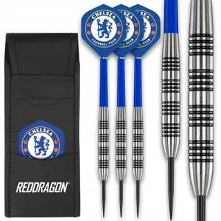 FOCO Chelsea FC Officiële Dartpijlen 24g Wolfraam Metaal — miniatuur 1