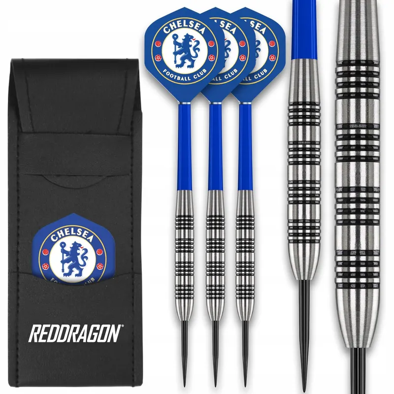 FOCO Chelsea FC Officiële Dartpijlen 24g Wolfraam Metaal — foto 1