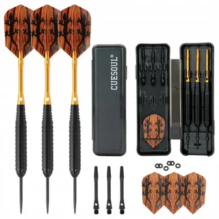CUESOUL STBS051 Stalen Dartpijlen 23g Zwarte Coating Messing — miniatuur 1
