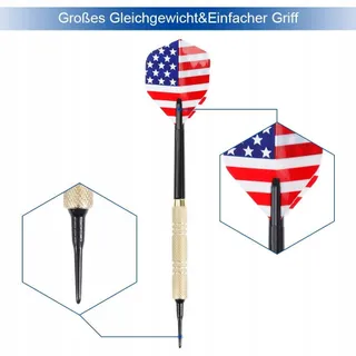 SINWIND 12 Softtip Darts voor Elektronisch Dartbord 36 Flights — miniatuur 4