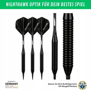 CHAMPIFY Nighthawk 18g Dartset 3 Dartpijlen 6 Shafts 6 Flights — miniatuur 6