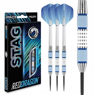 RED DRAGON Stag Wolfraam Dartset 24g Met Flights En Shafts — miniatuur 1