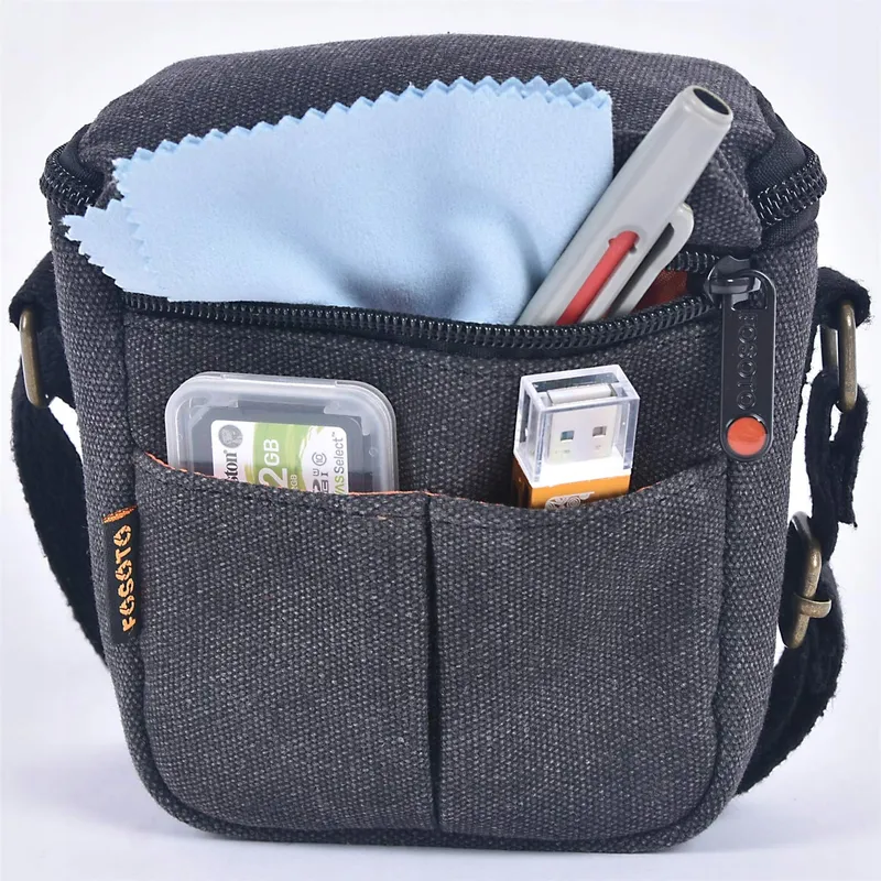 FOSOTO Cameratas Canvas Waterdicht Sony Fujifilm Canon — foto 4