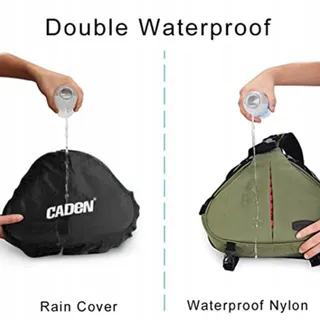 CADeN Cameratas voor Canon Nikon Sony DSLR SLR Groen — miniatuur 5