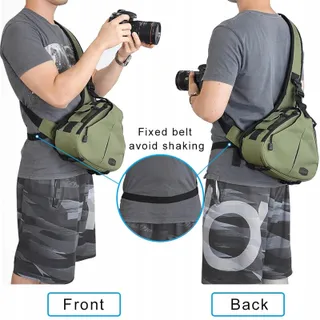 CADeN Cameratas voor Canon Nikon Sony DSLR SLR Groen — miniatuur 9