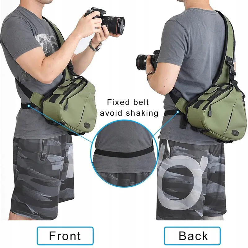 CADeN Cameratas voor Canon Nikon Sony DSLR SLR Groen — foto 9