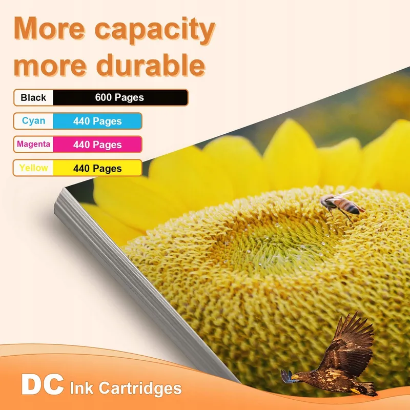 D&C Inktcartridges Epson 71 71XL Stylus SX100 SX400 DX9400 9-delig — foto 3