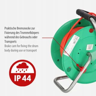 BRENNENSTUHL Garant G IP44 Tuinkabelhaspel 40m Grasmaaier — miniatuur 5