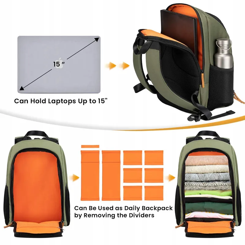 TARION TB-02 Camerarugzak Waterdicht Licht Laptop 15 inch — foto 3