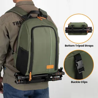 TARION TB-02 Camerarugzak Waterdicht Licht Laptop 15 inch — miniatuur 5