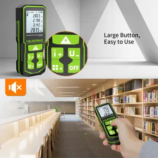 HUEPAR Laserafstandsmeter 100M Accu Hoekweergave — miniatuur 6