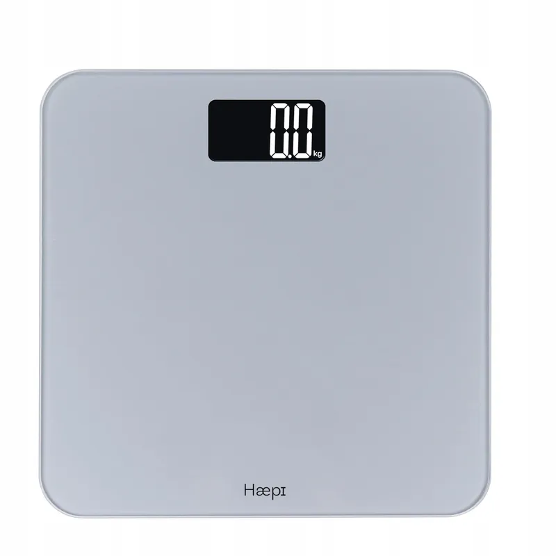 HAEPI Digitale Weegschaal Glas Platform LED Display 180kg — foto 1