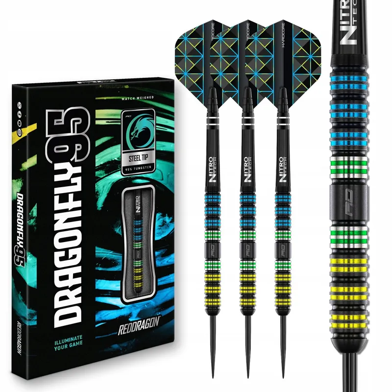 RED DRAGON Razor Edge 23g Wolfraam Darts met Flights en Shafts — foto 8