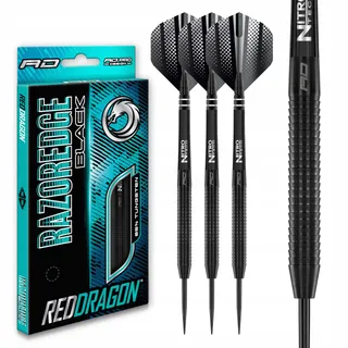 RED DRAGON Razor Edge Black Wolfraam Darts 20g Flights Shafts — miniatuur 1