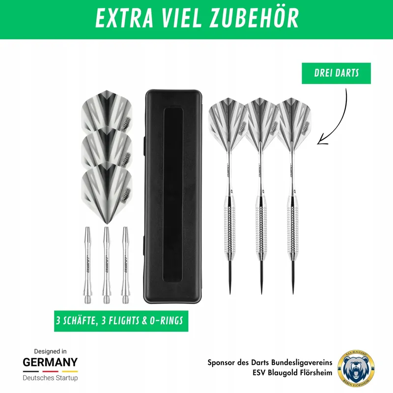 CHAMPIFY Blizzard Dartset 23g Stalen Punten Voor Beginners — foto 4