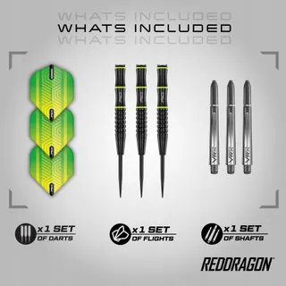RED DRAGON Freestyle Wolfraam Dartset 23g Met Flights En Shafts — miniatuur 2