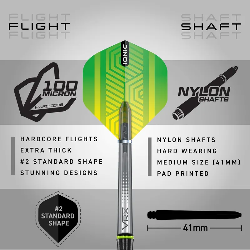 RED DRAGON Freestyle Wolfraam Dartset 23g Met Flights En Shafts — foto 3